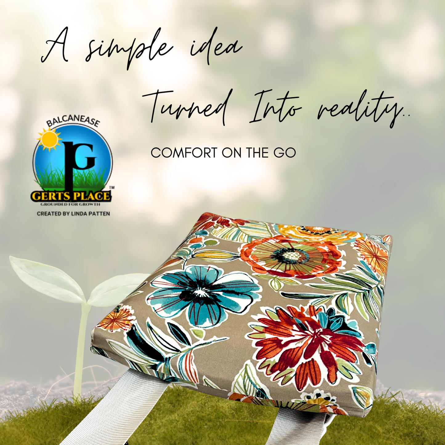 Floral Balcanease Footrest